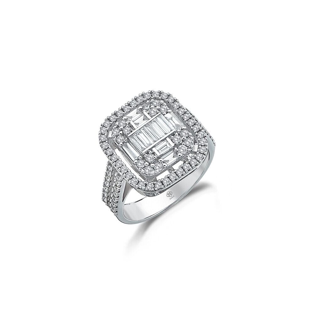 Bold Baguette Diamond Ring - 1