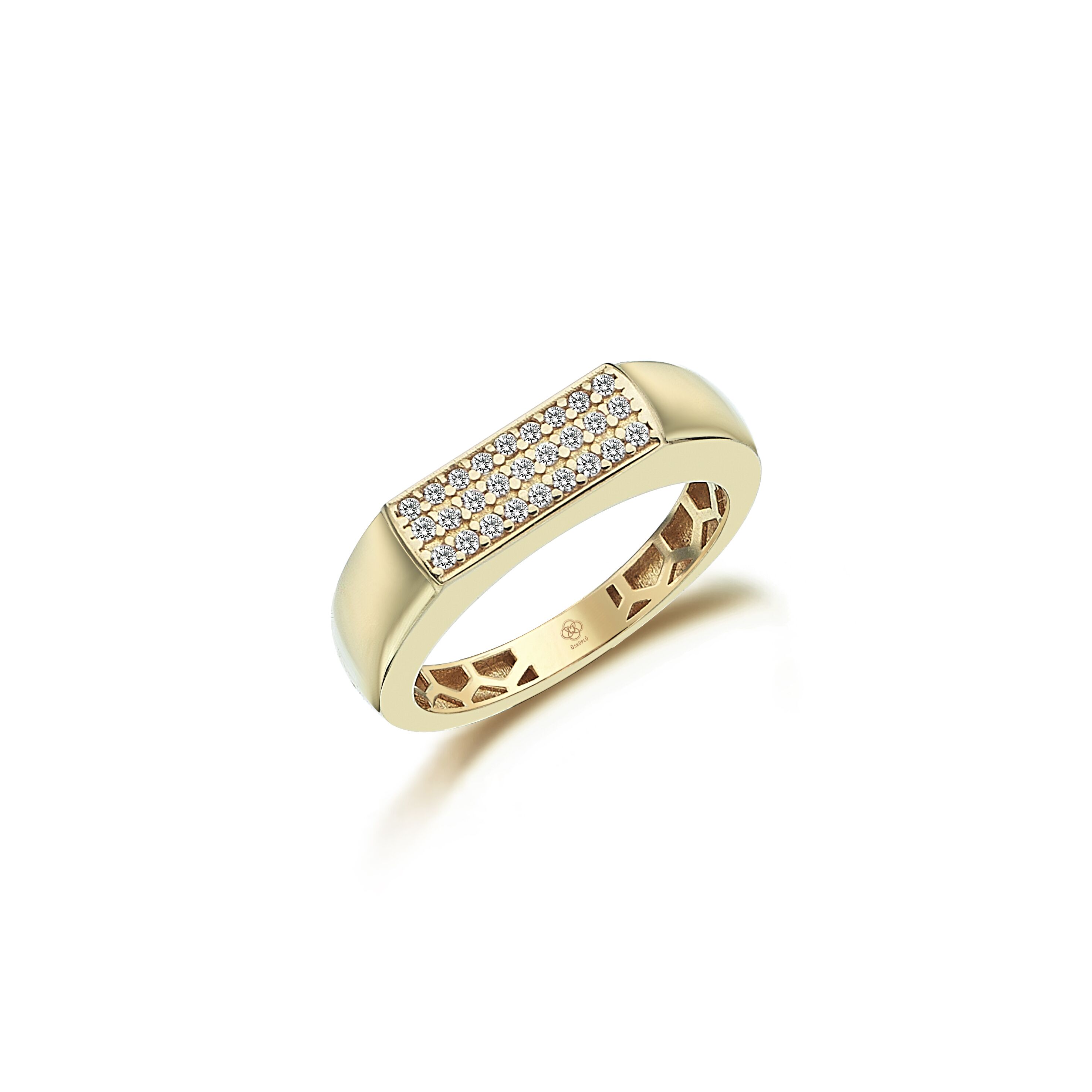 Bold Line Diamond Ring - 1