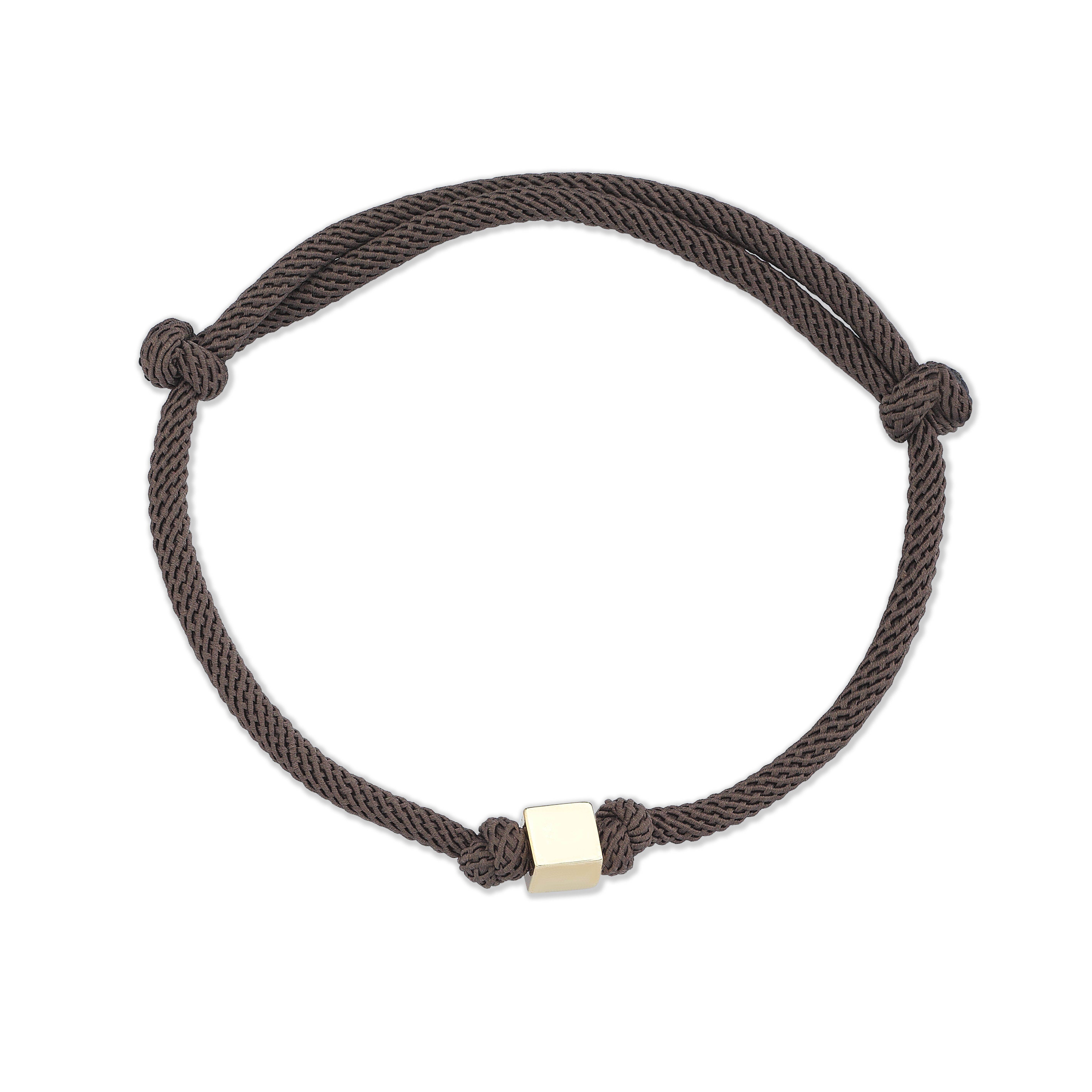 Brown Cube Knot Bracelet - 1