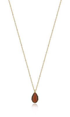 Brown Drop Necklace - 1