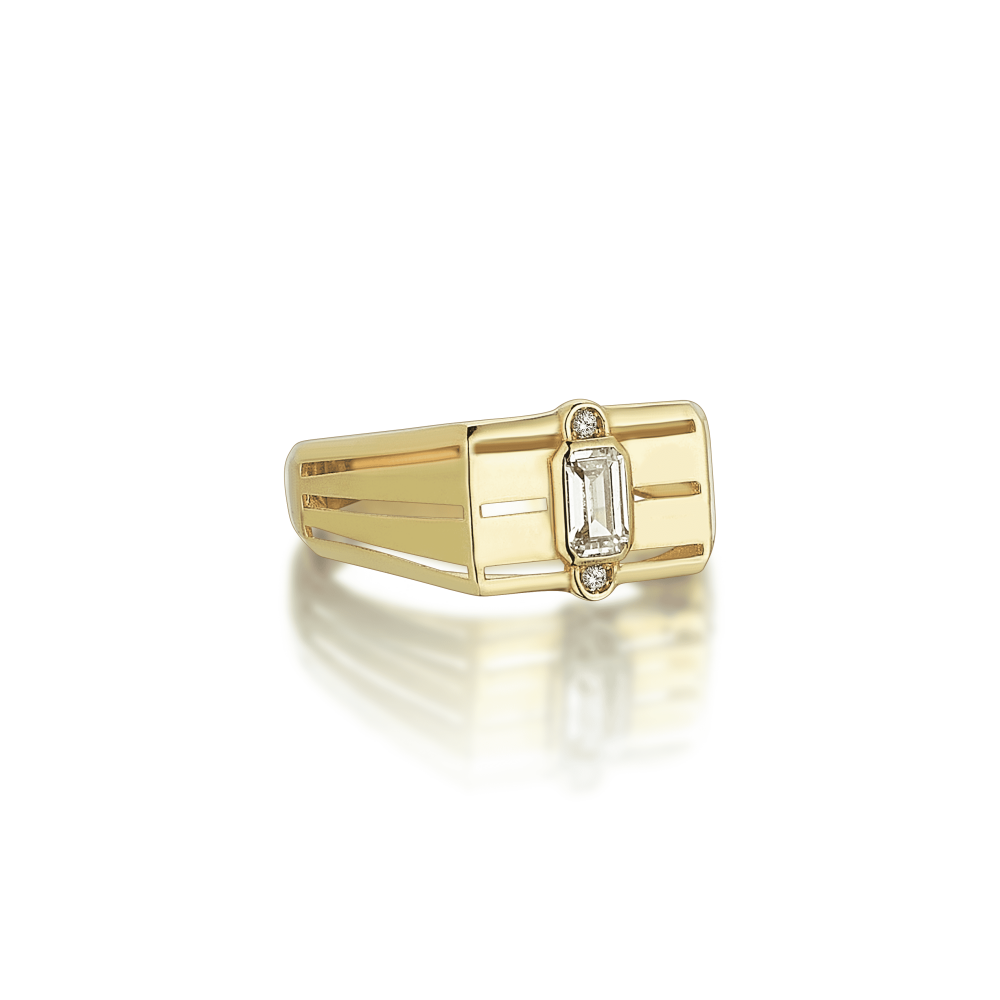 Cavalero Baguette Ring - 2