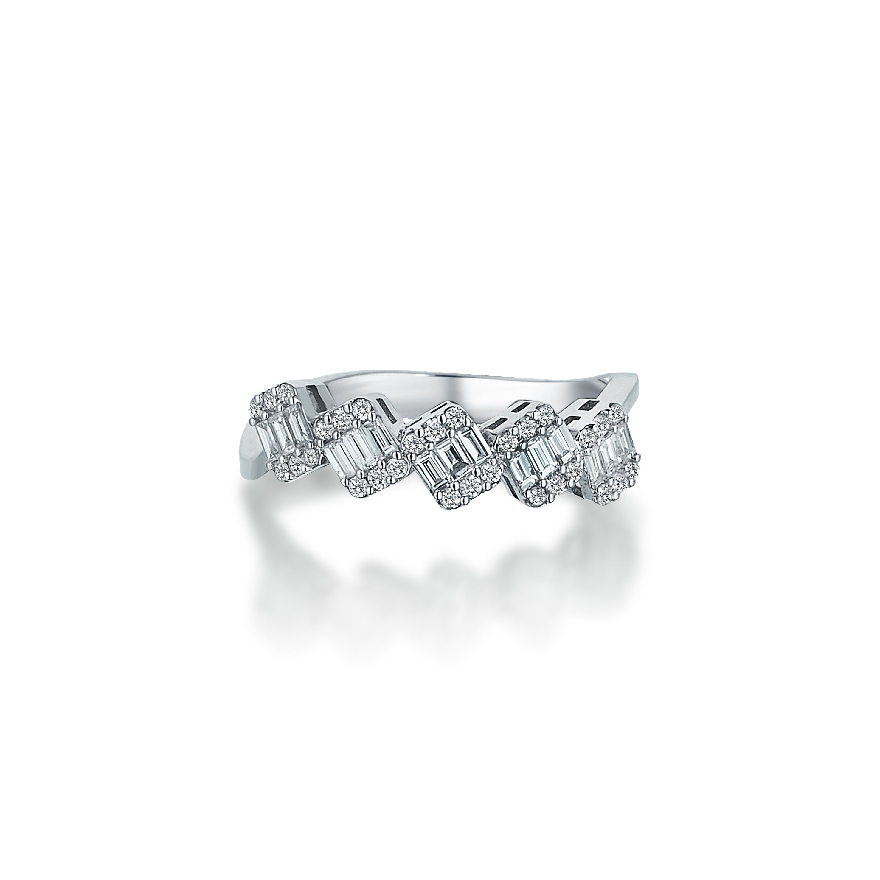 Cinque Baguette Ring - 1