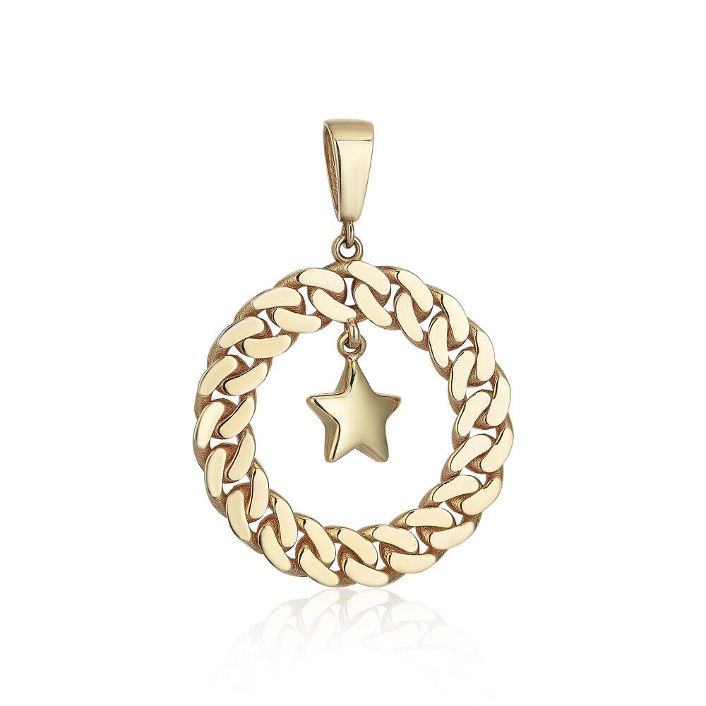 Circled Star Pendant - 1