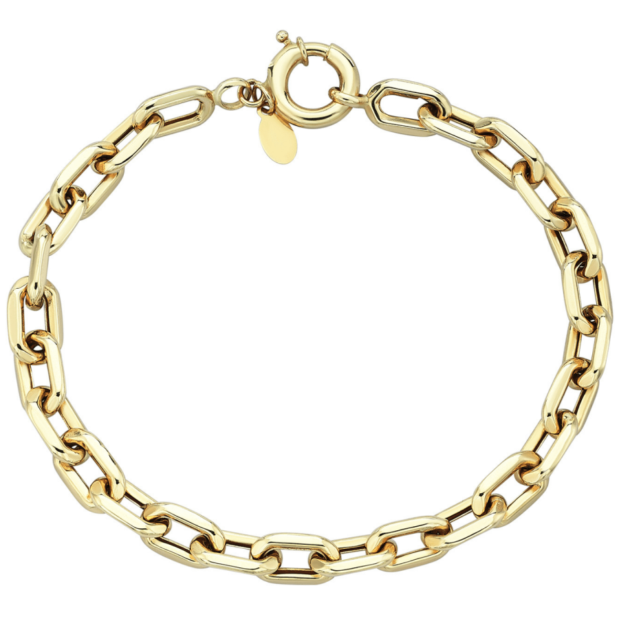 Classic Paperclip Chain Bracelet - 1