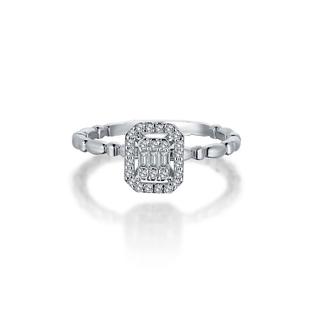 Classy Baguette Diamond Ring - 2