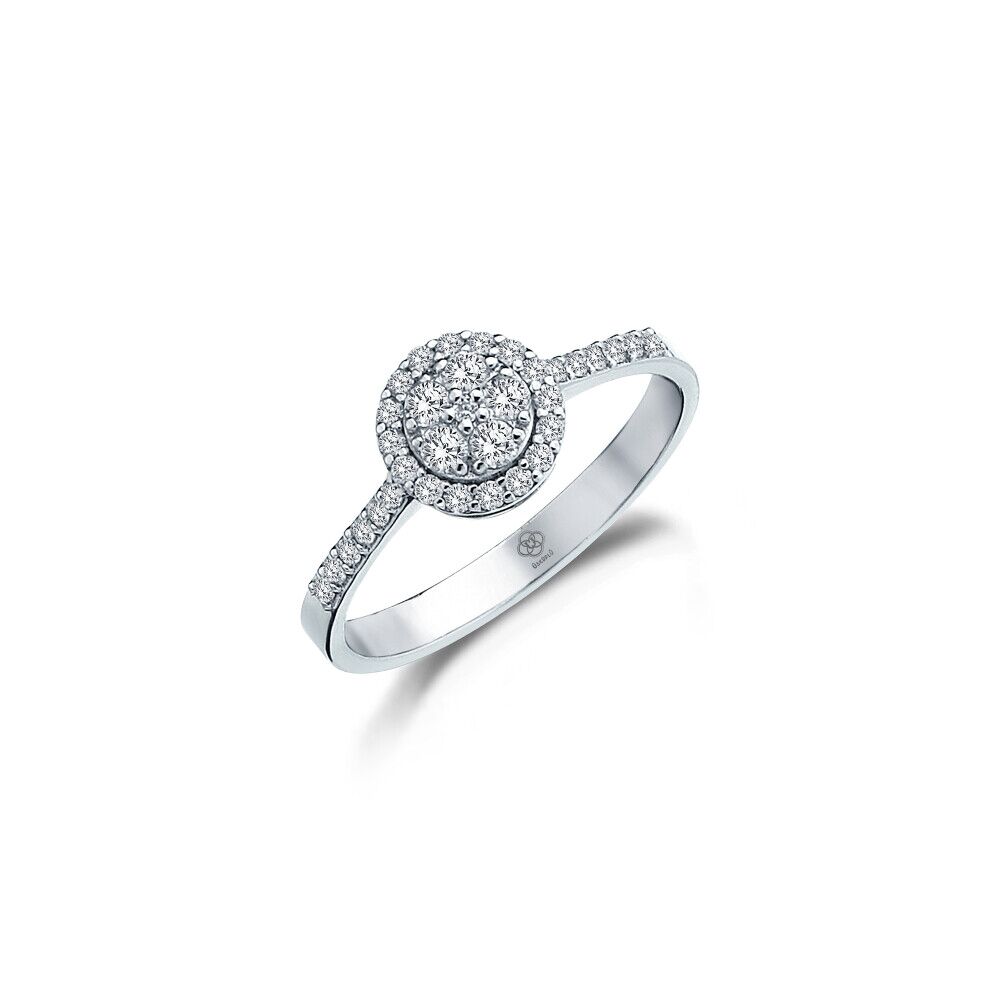 Classy Oval Diamond Ring - 1