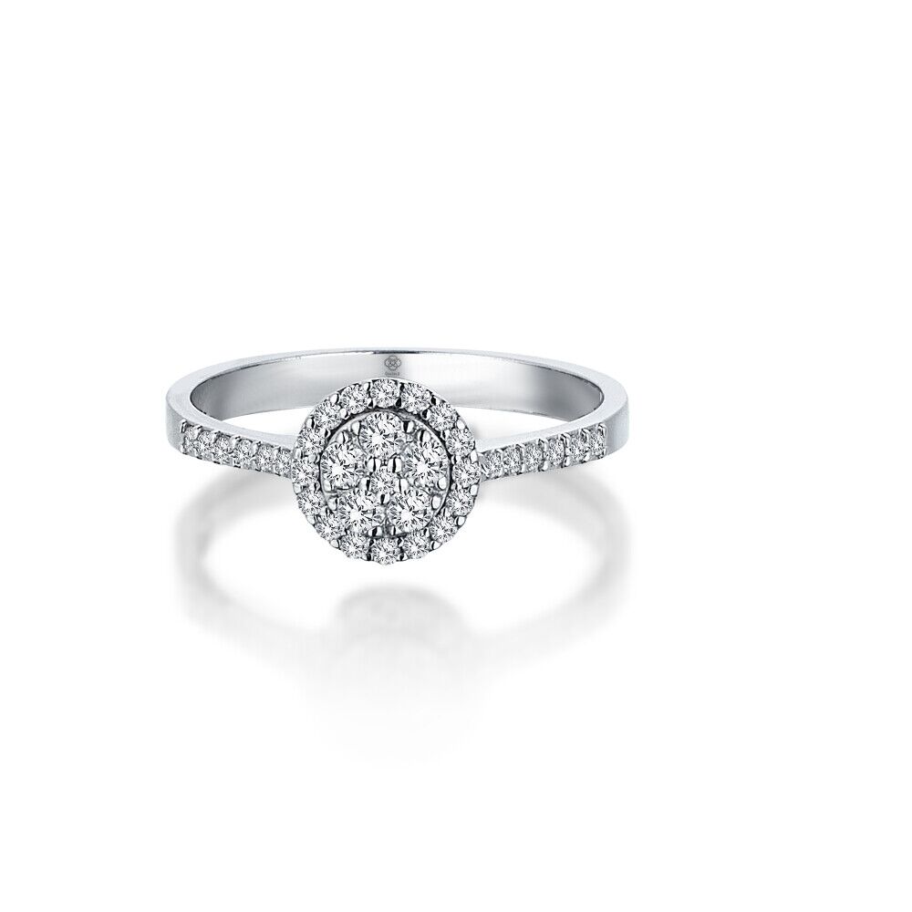 Classy Oval Diamond Ring - 2