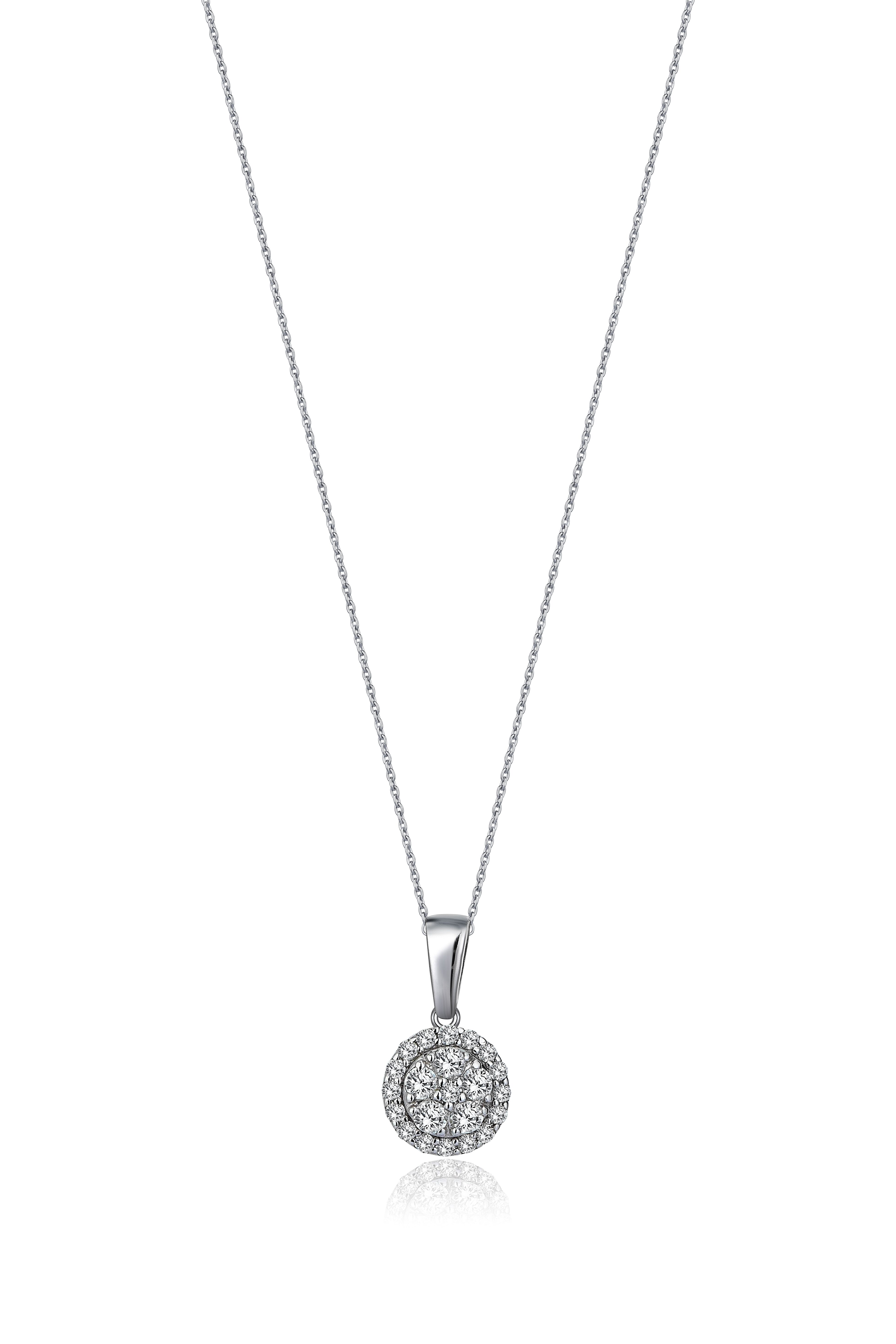 Diamond Circle Necklace - 1