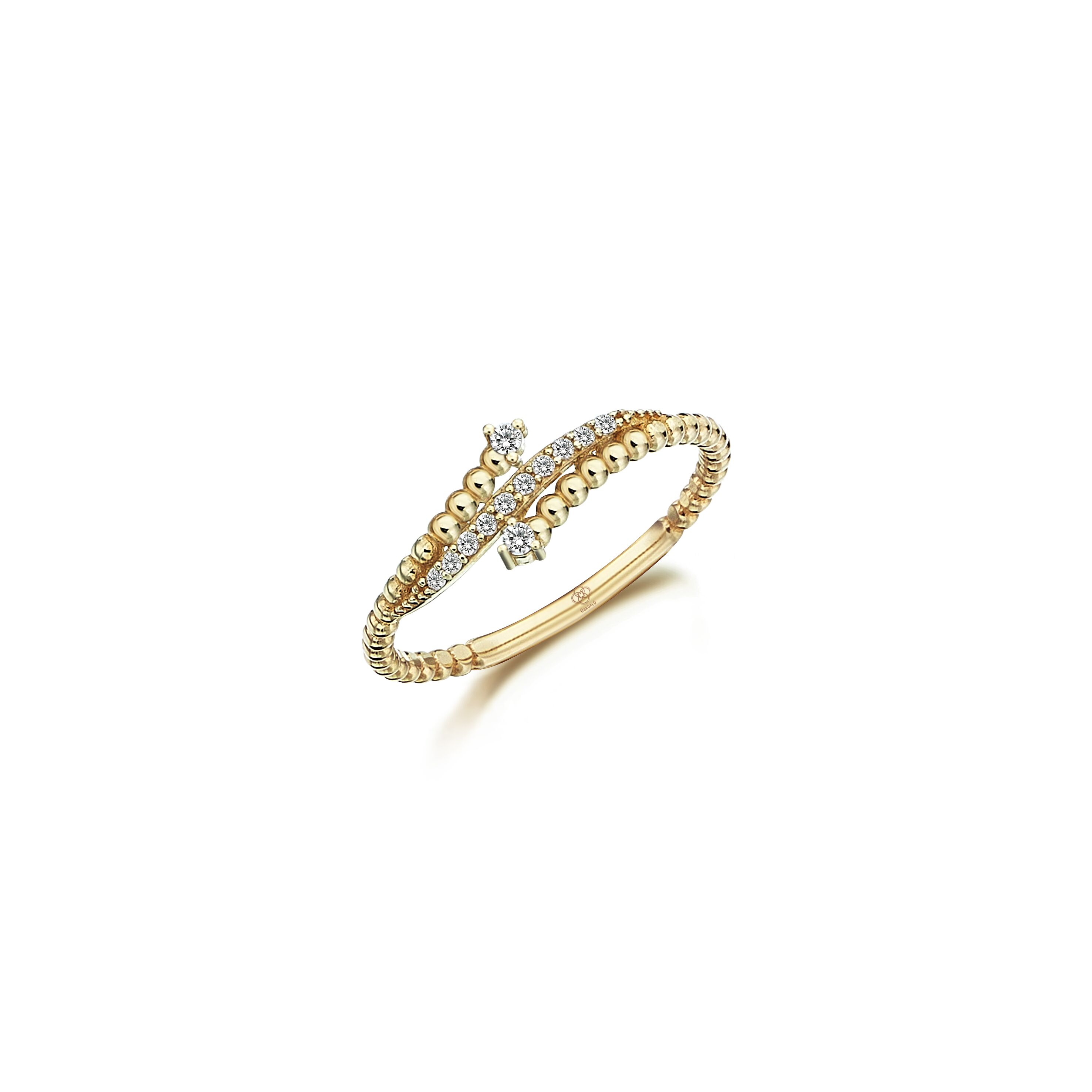 Diamond Curves Ring - 1