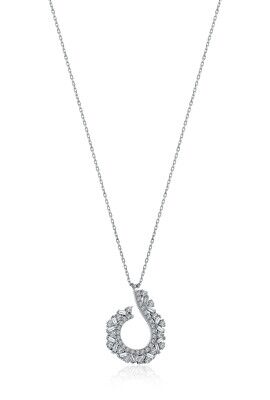 Diamond Hook Necklace - 1