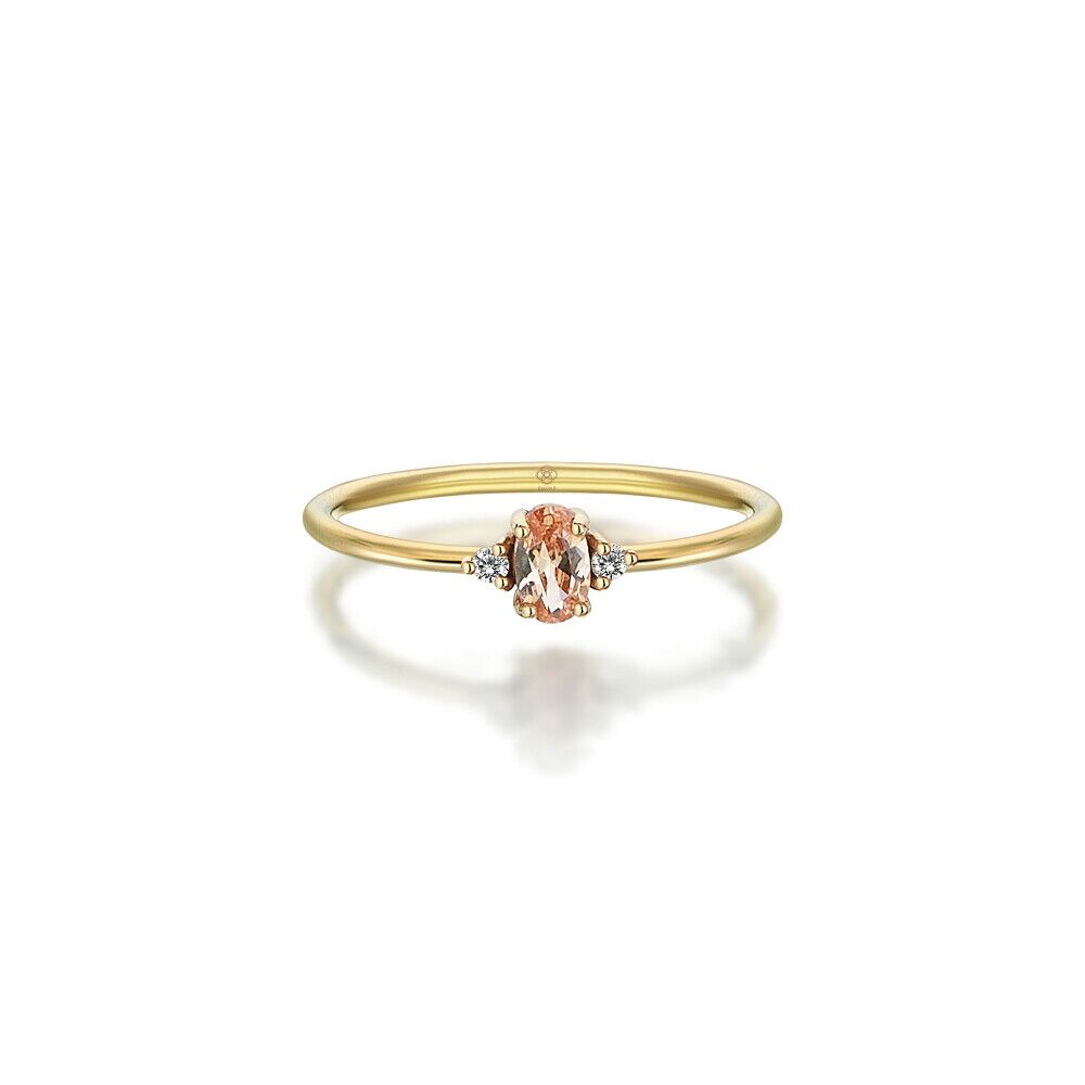 Orange Topaz Ring - 2