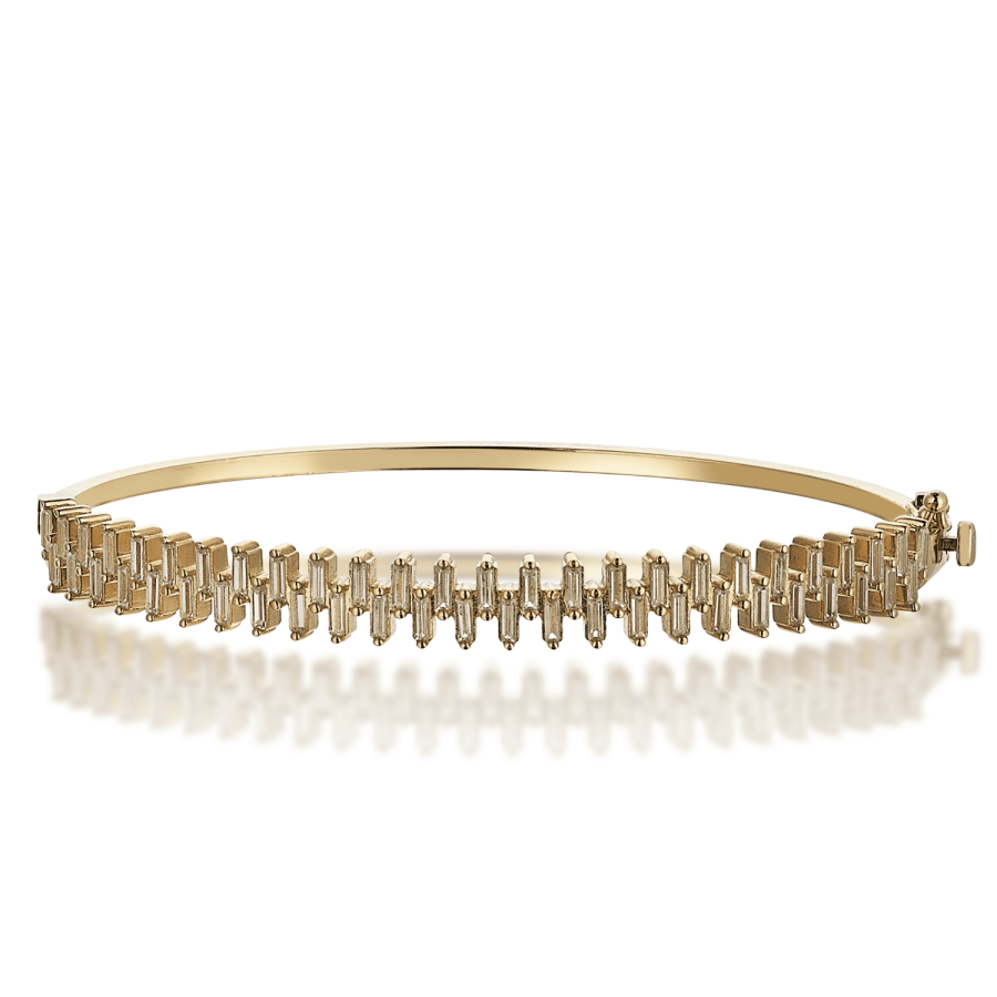 Double Line Baguette Bracelet - 1