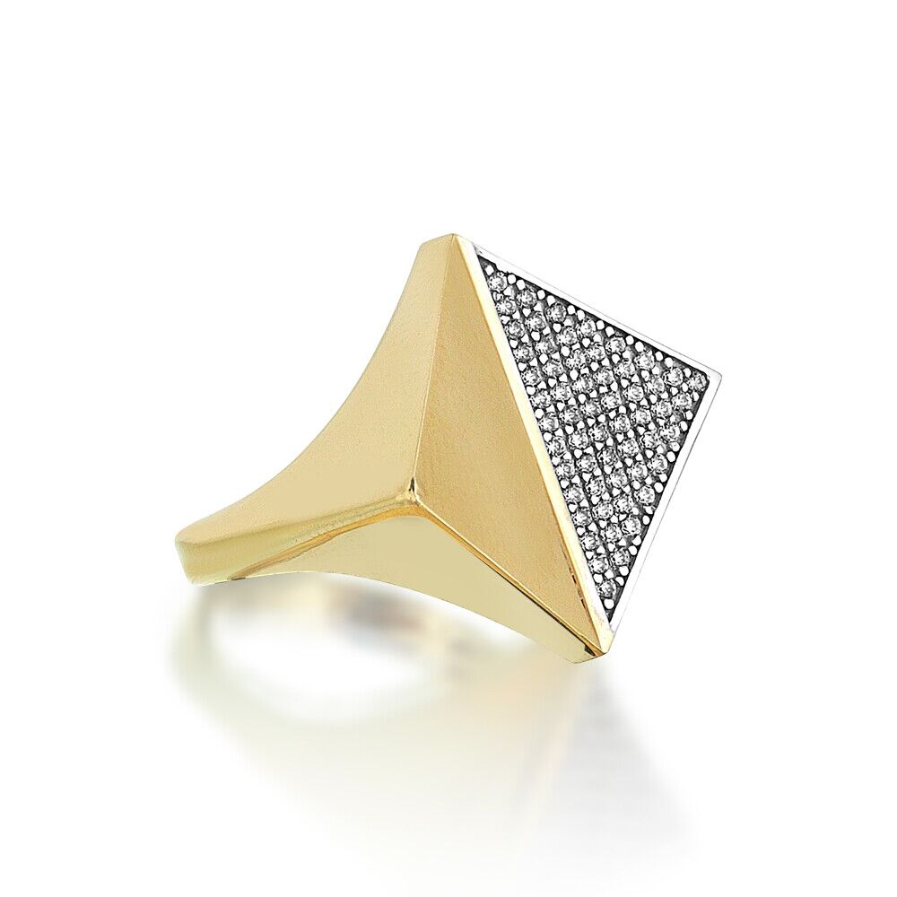 Double Triangle Ring - 2