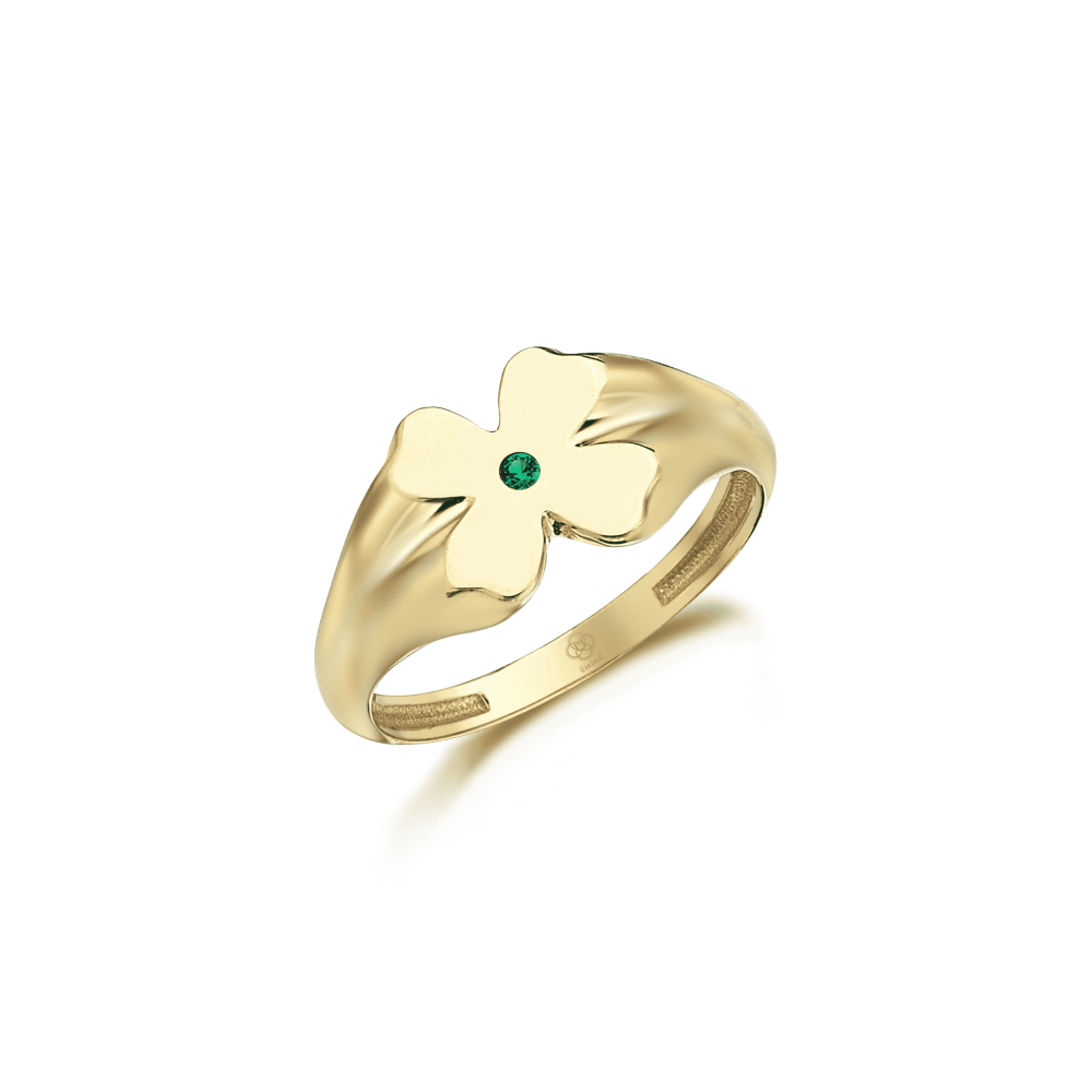 Four Leaf Clover Ring - 1