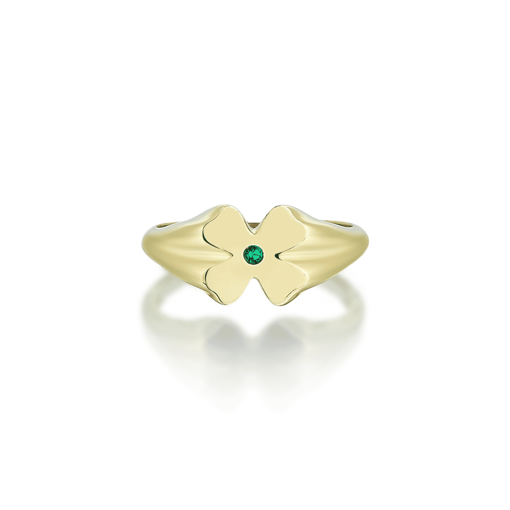 Four Leaf Clover Ring - 2