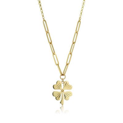 Four Leaf Clover Necklace - 1