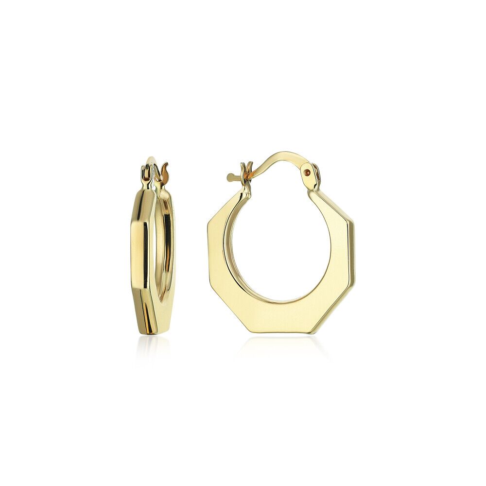 Geometric Hoop Earring - 1