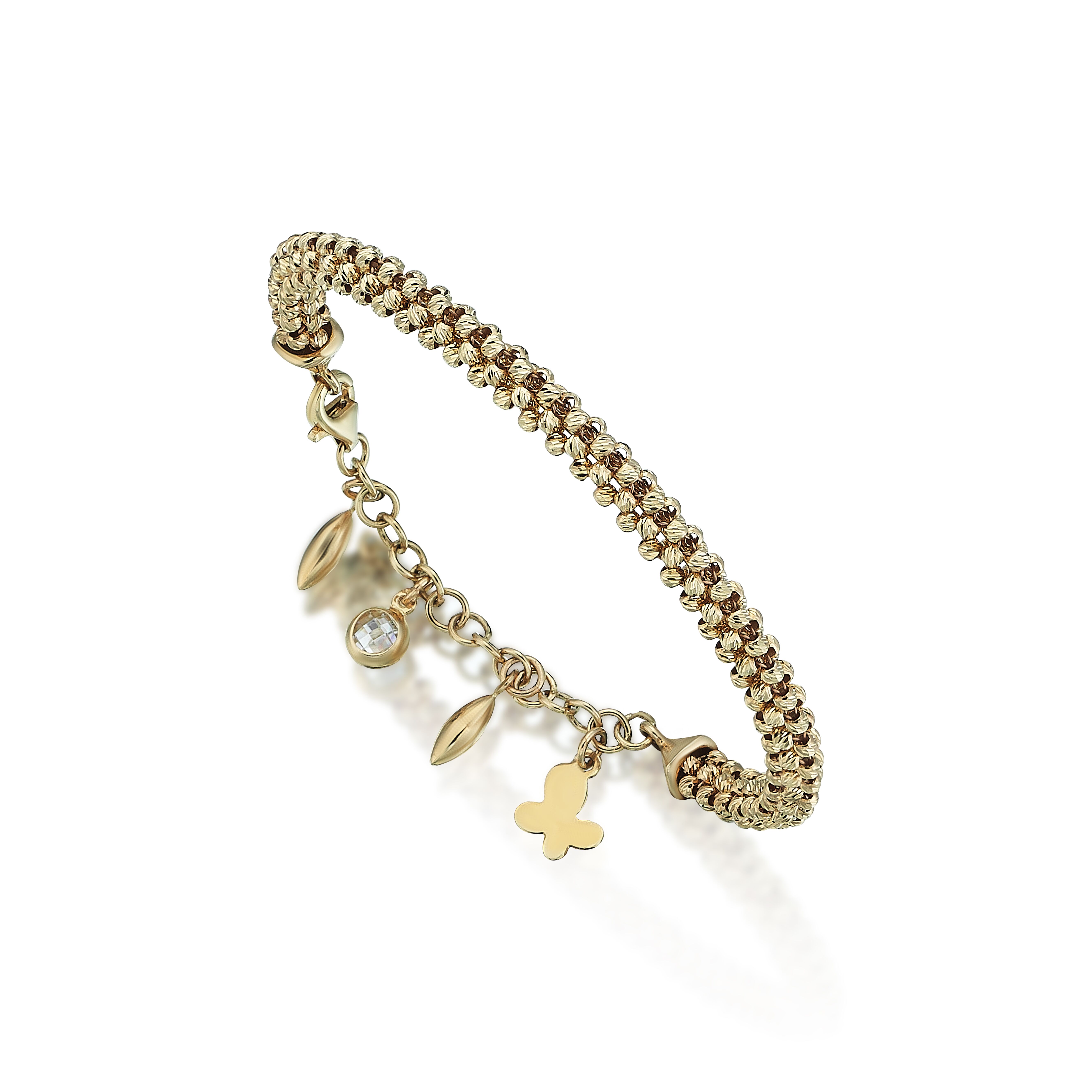 Golden Dorika Charm Bracelet - 1