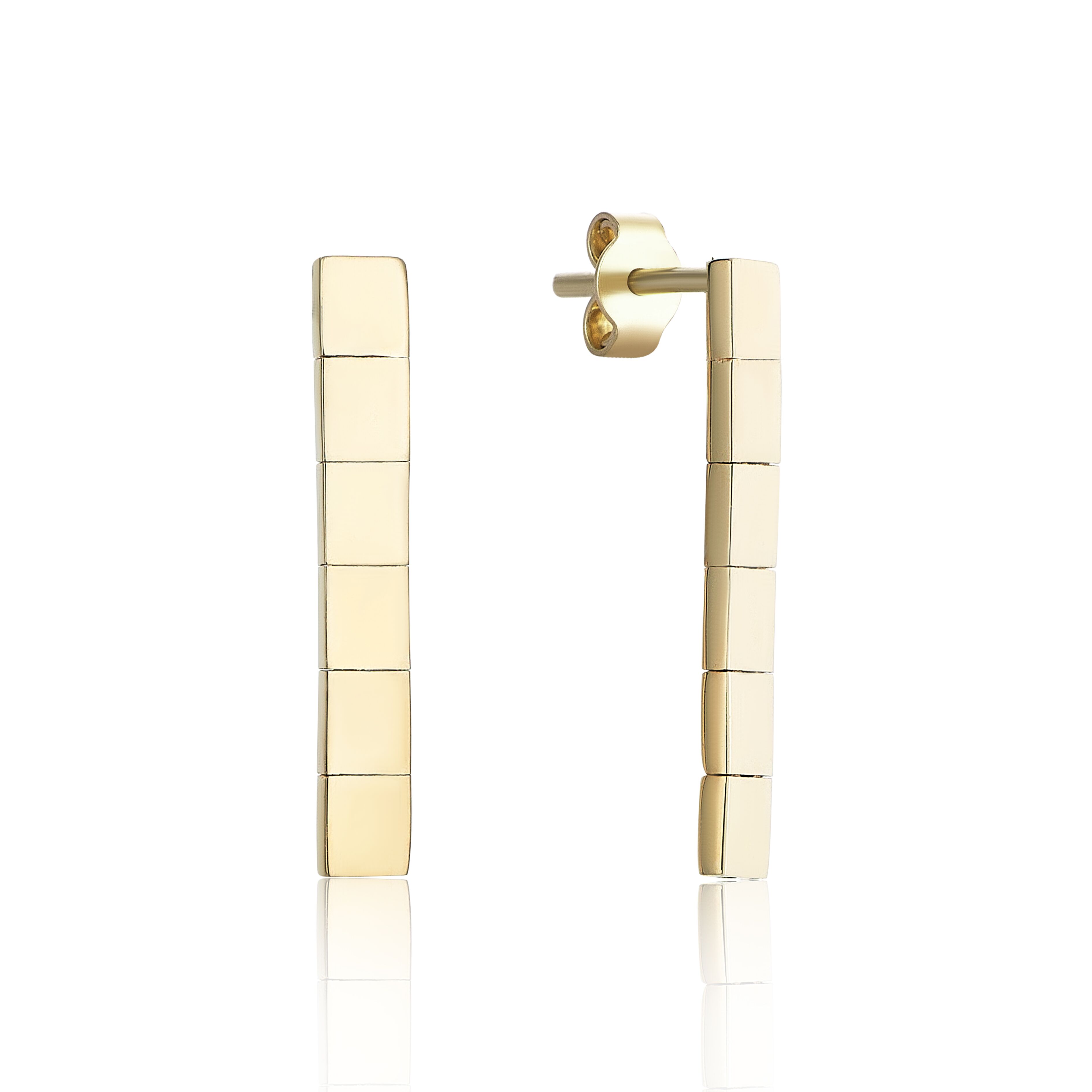 Golden Stick Earring - 1