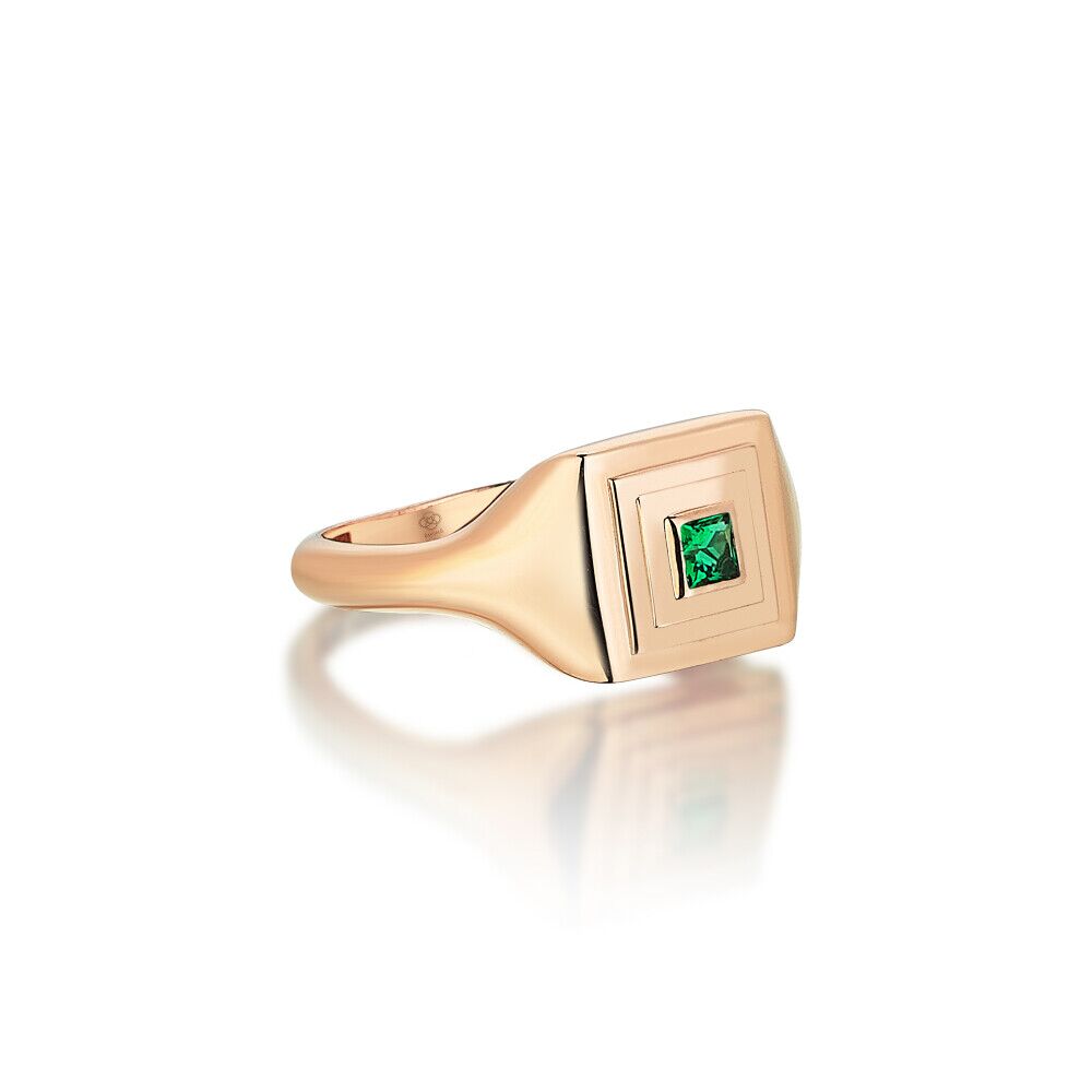 Green Cavalero Rose Ring - 2