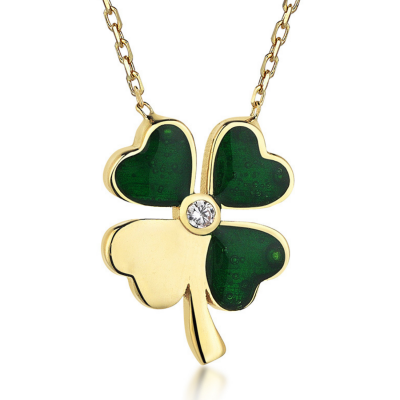 Green Clover Necklace - 1