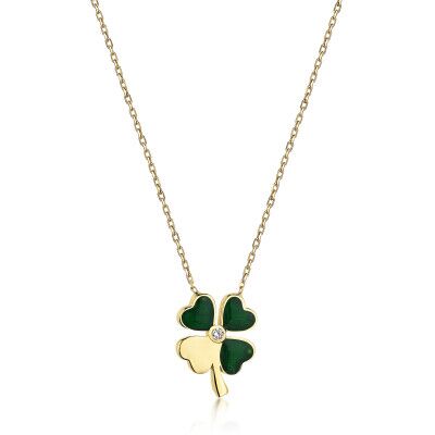 Green Clover Necklace - 2