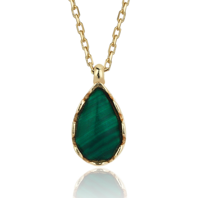 Green Drop Necklace - 1