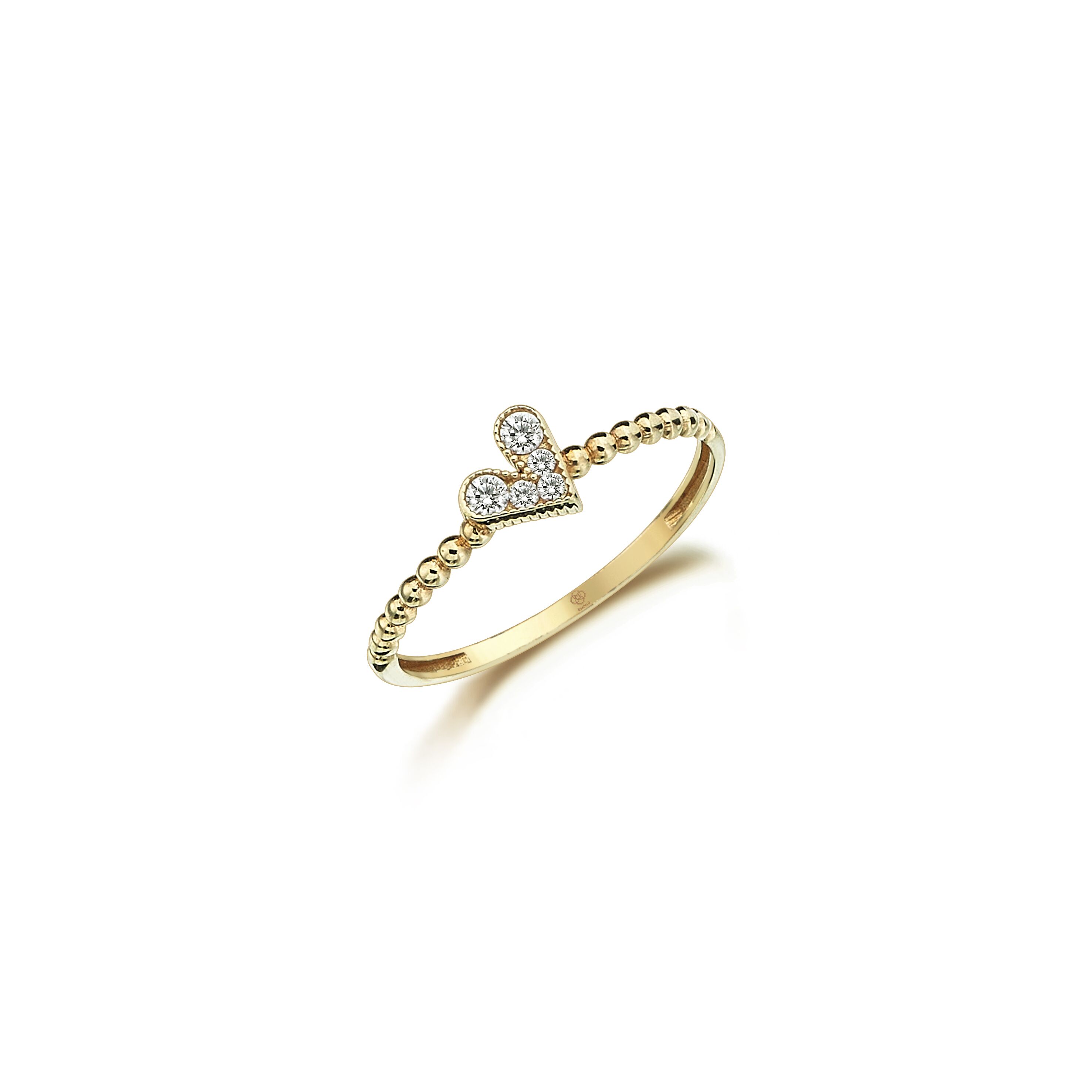 Italic Heart Ring - 1