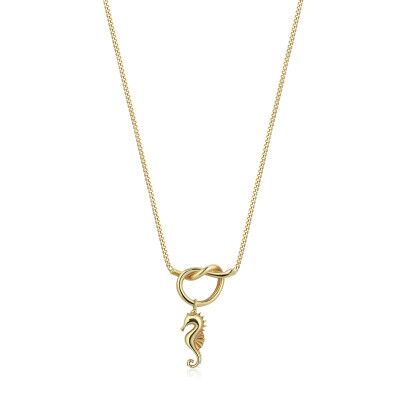 Knotted Seahorse Necklace - 1