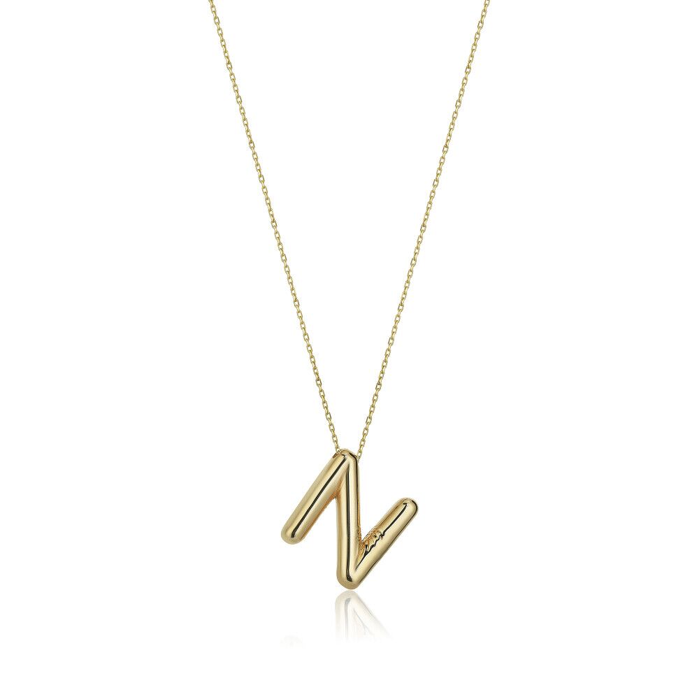 Letter N Necklace - 1