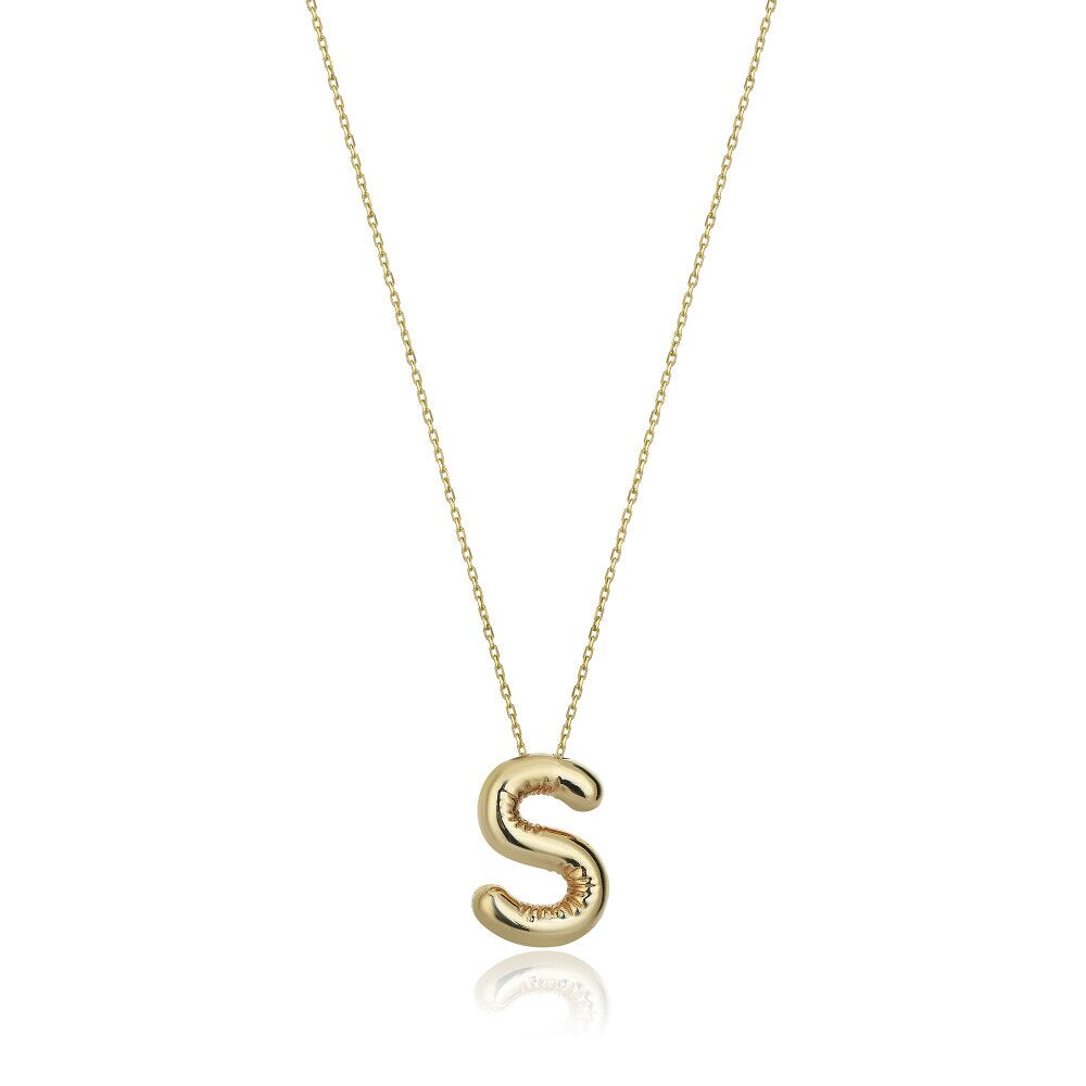 Letter S Necklace - 1