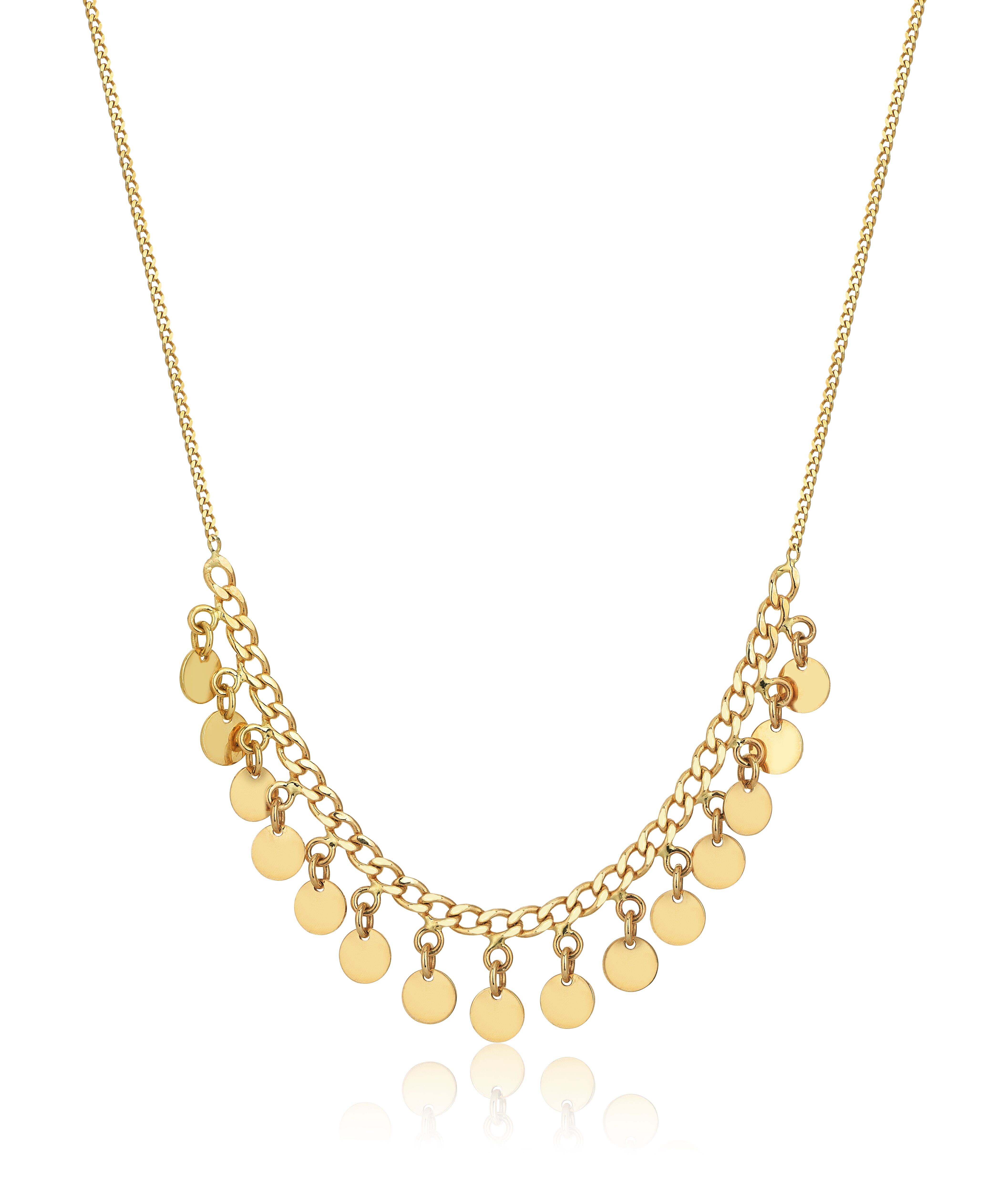 Line of Circles Necklace - 1