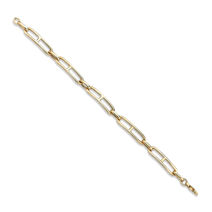 Linked D Chain Bracelet - 2