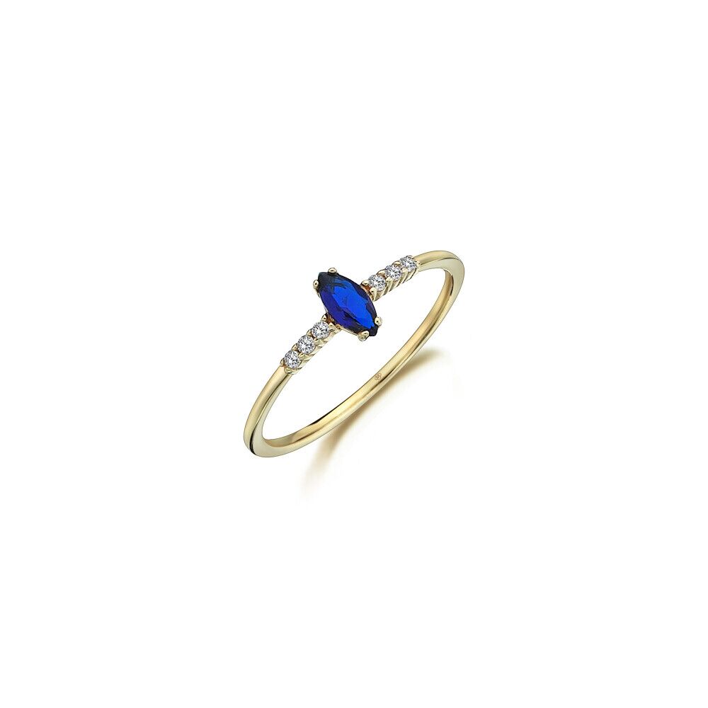 Marquise Sapphire Ring - 1