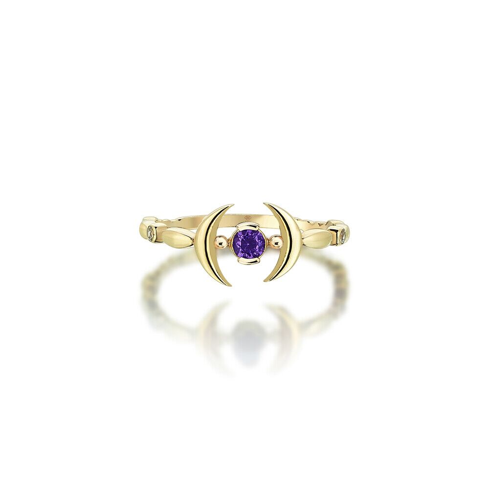 Mystic Purple Amethyst Ring - 3