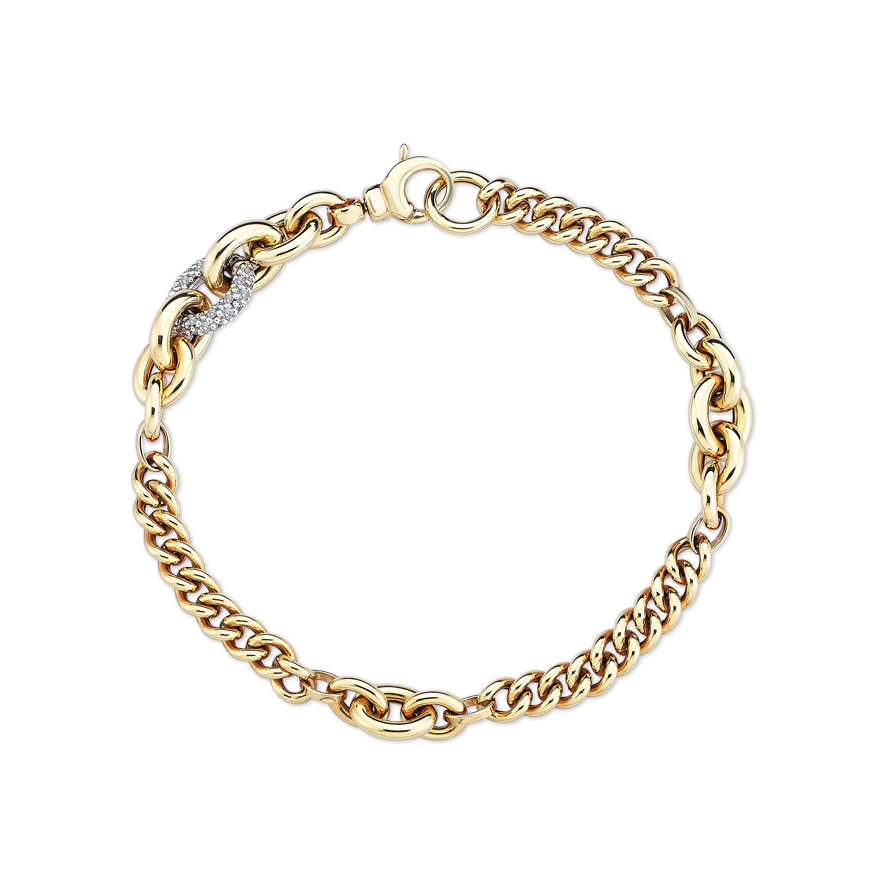 One Stoney Rolo Chain Bracelet - 1