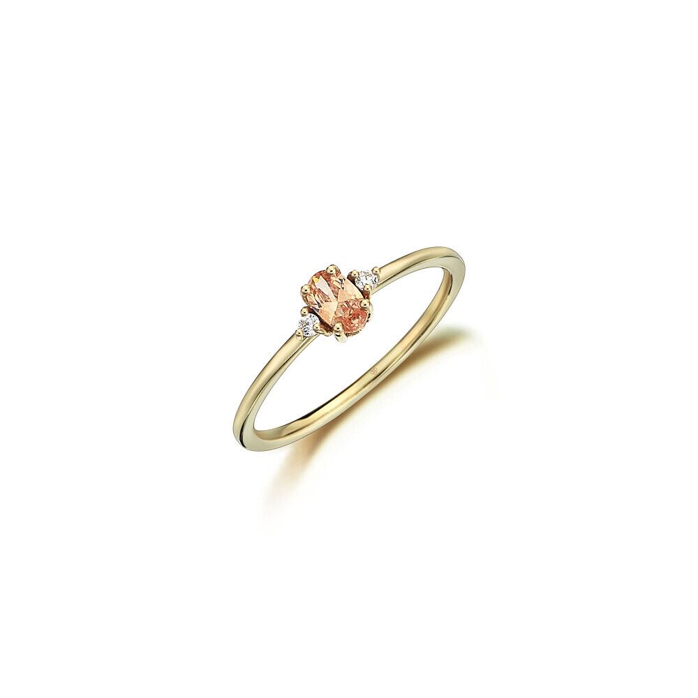 Orange Topaz Ring - 1