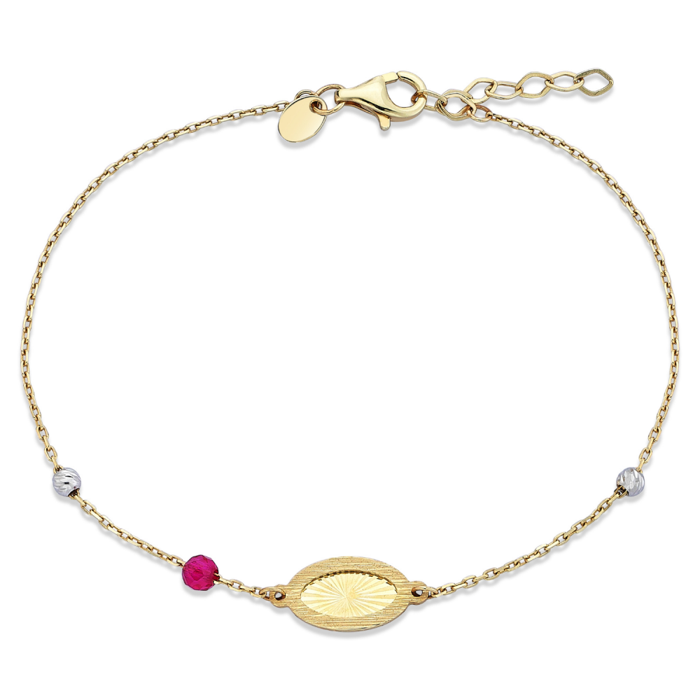 Oval Plaque Bracelet - 1