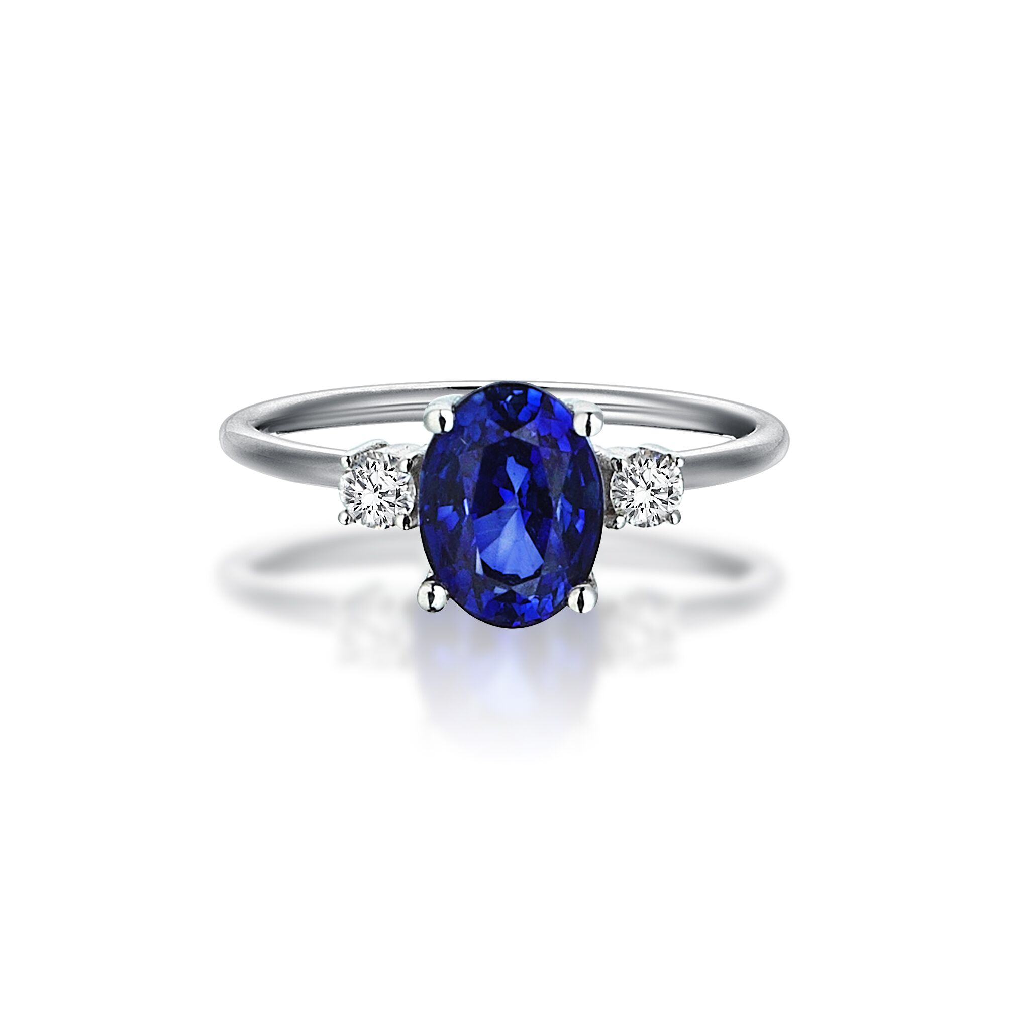 Oval Sapphire Ring - 2