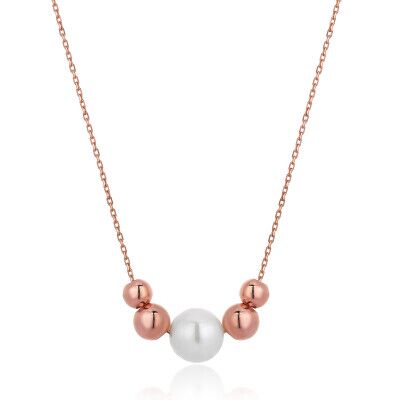 Pearly Champagne Necklace - 1