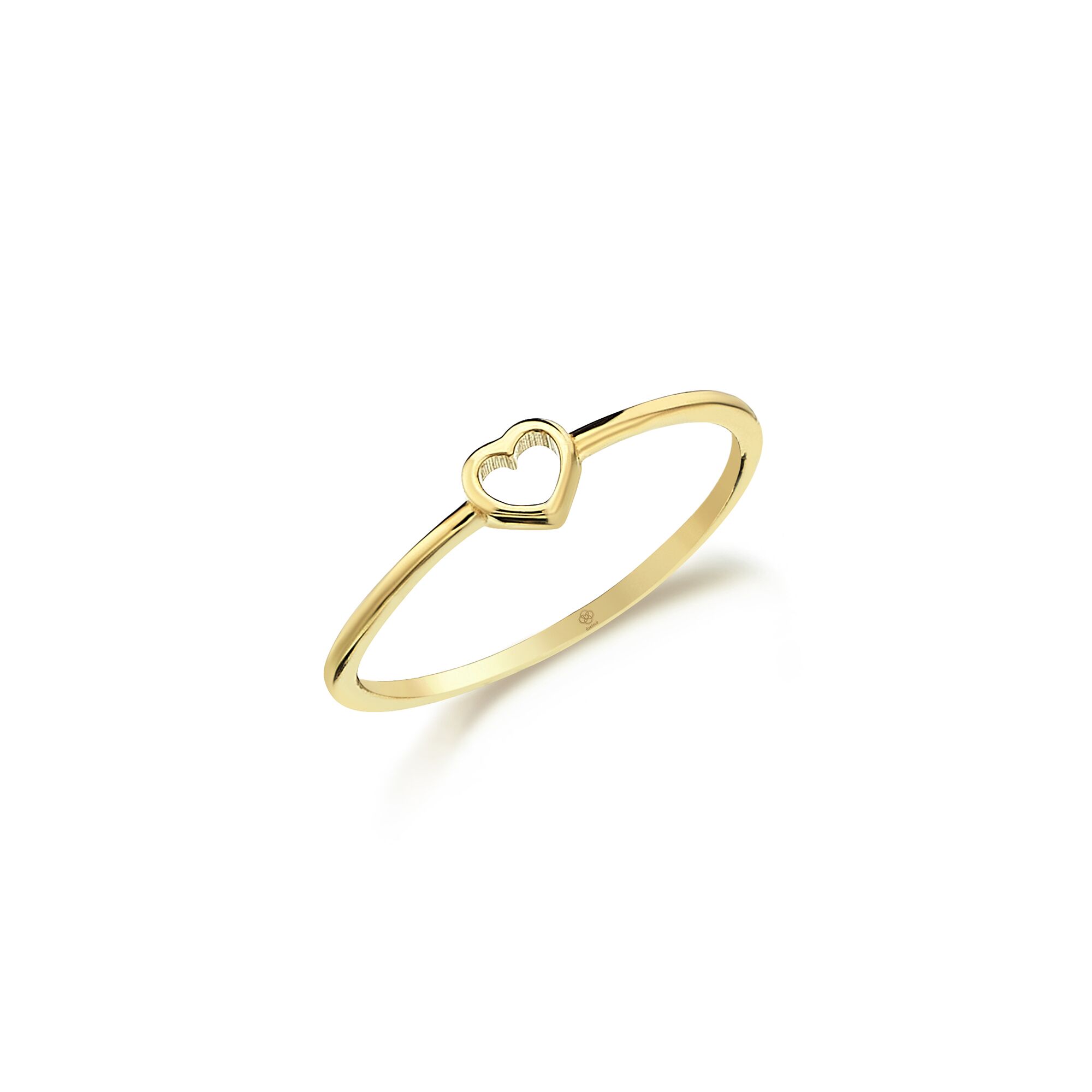 Petite Open Heart Ring - 1