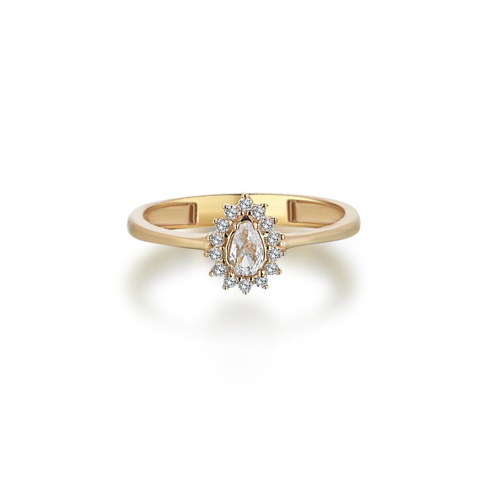 Petite Princess Drop Ring - 2