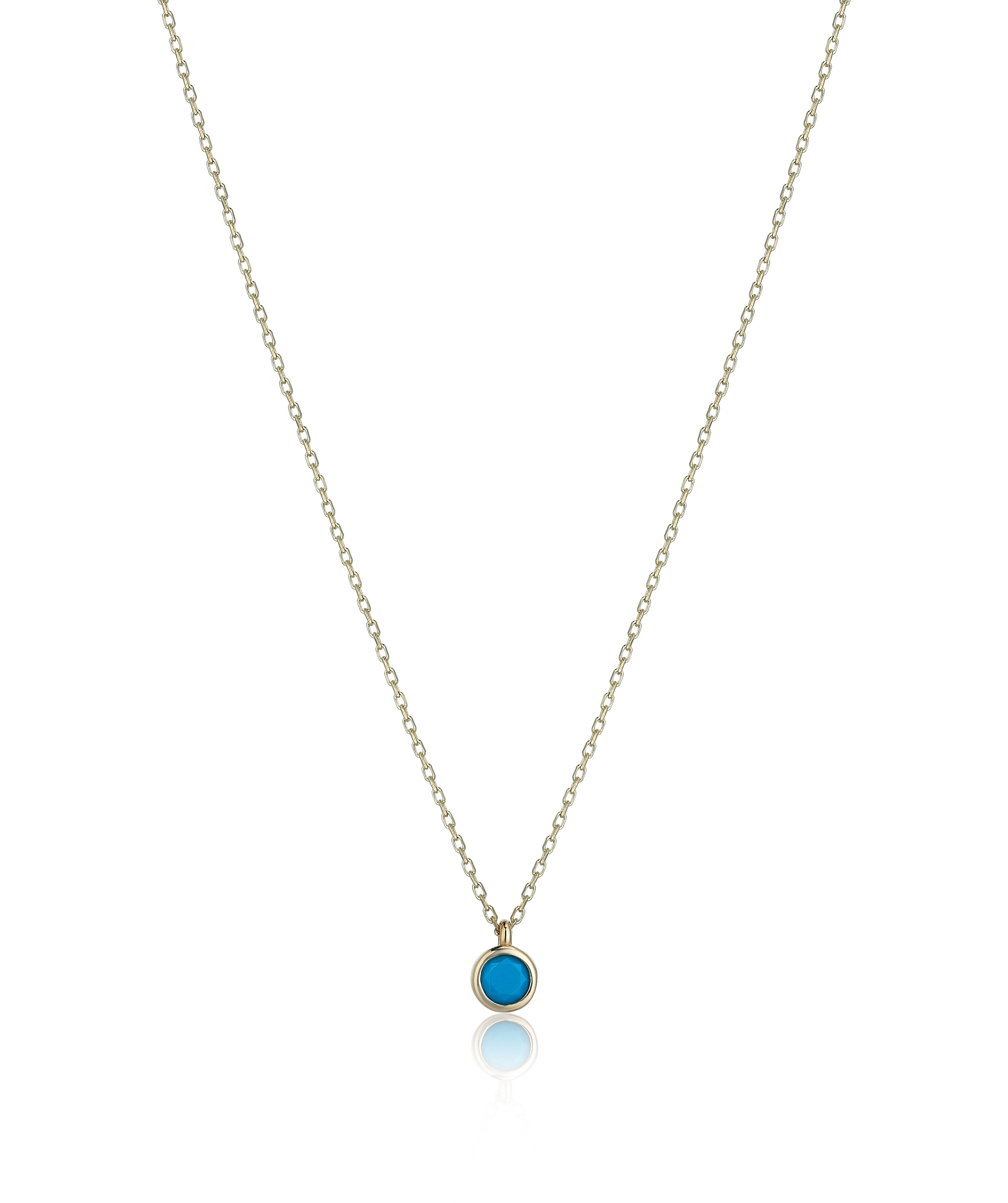 Petite Turquoise Necklace - 1