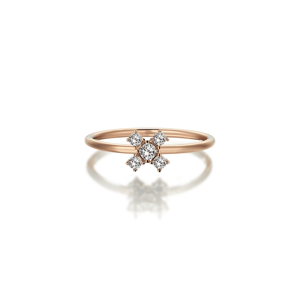 Petite X Rose Ring - 2