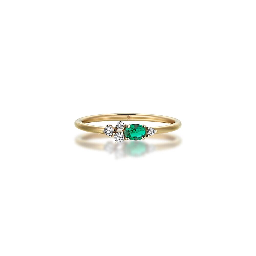 Pint Sized Green Ring - 2