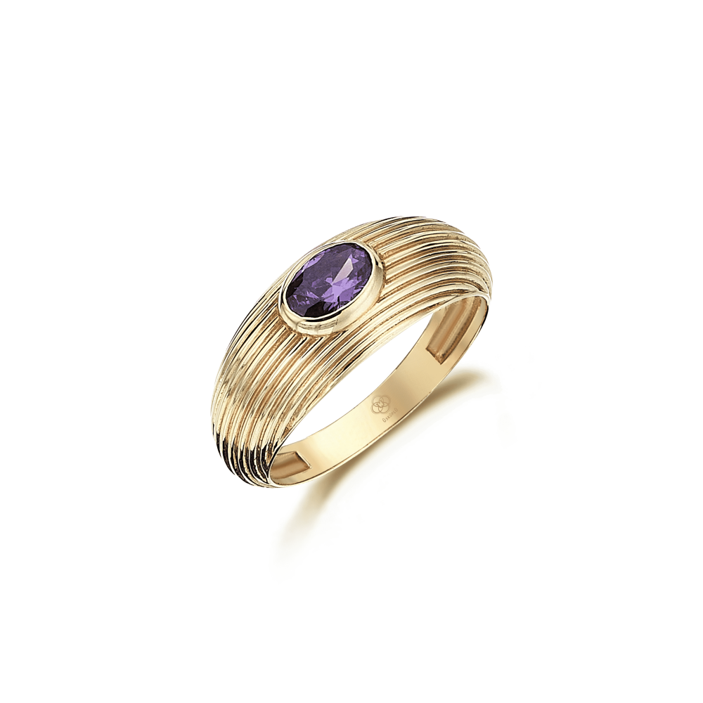 Purple Serra Ring - 1