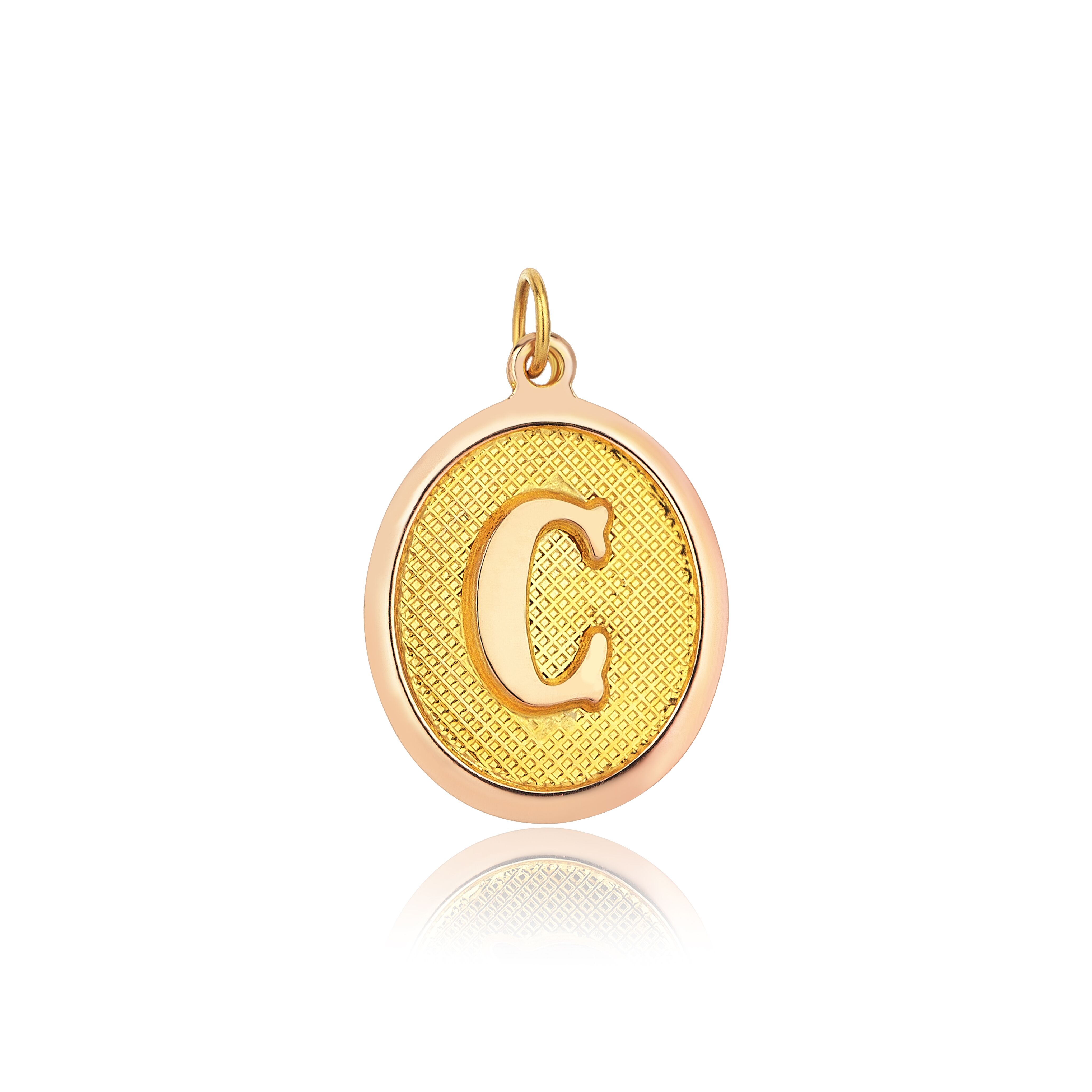 Retro Letter C Pendant - 1