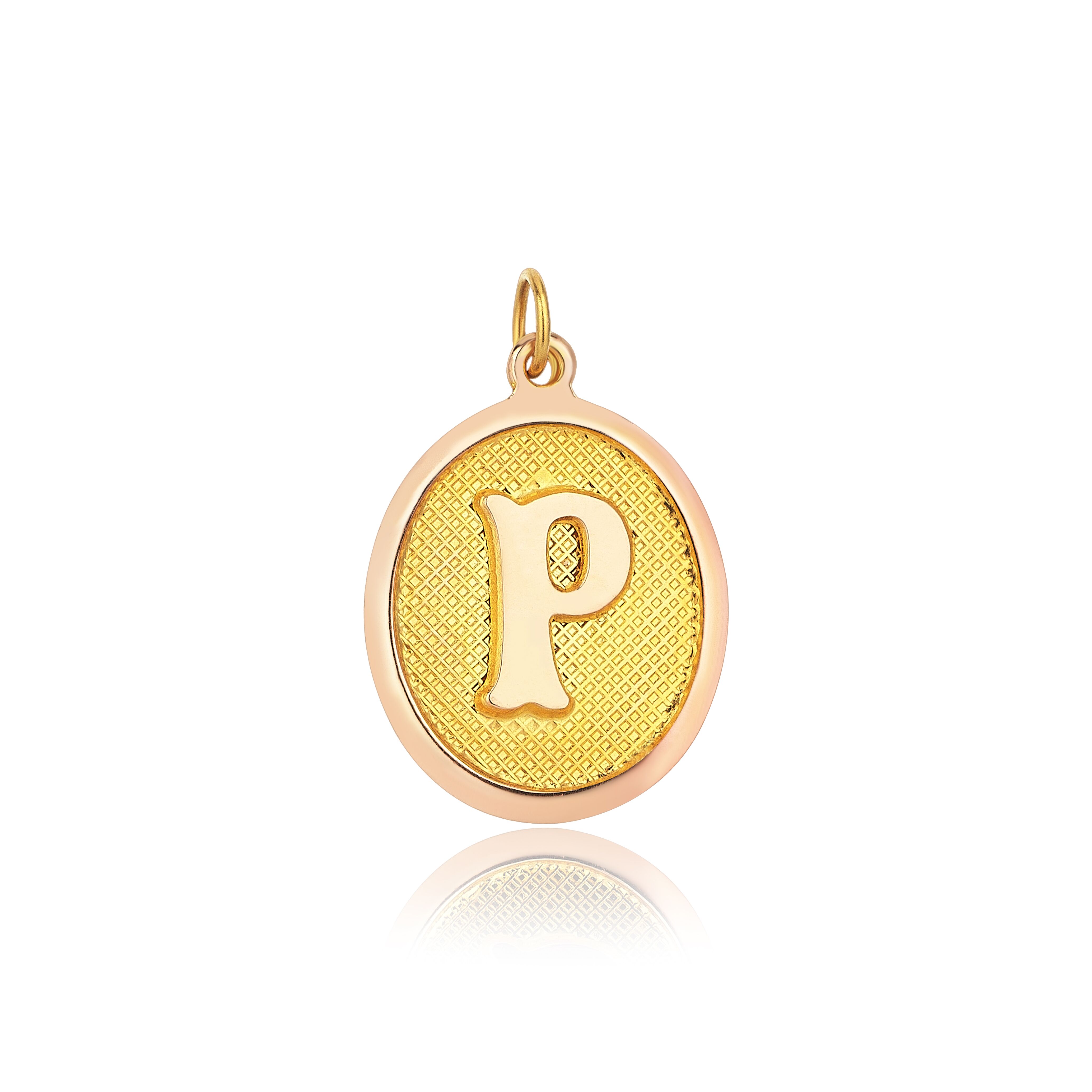 Retro Letter P Pendant - 1