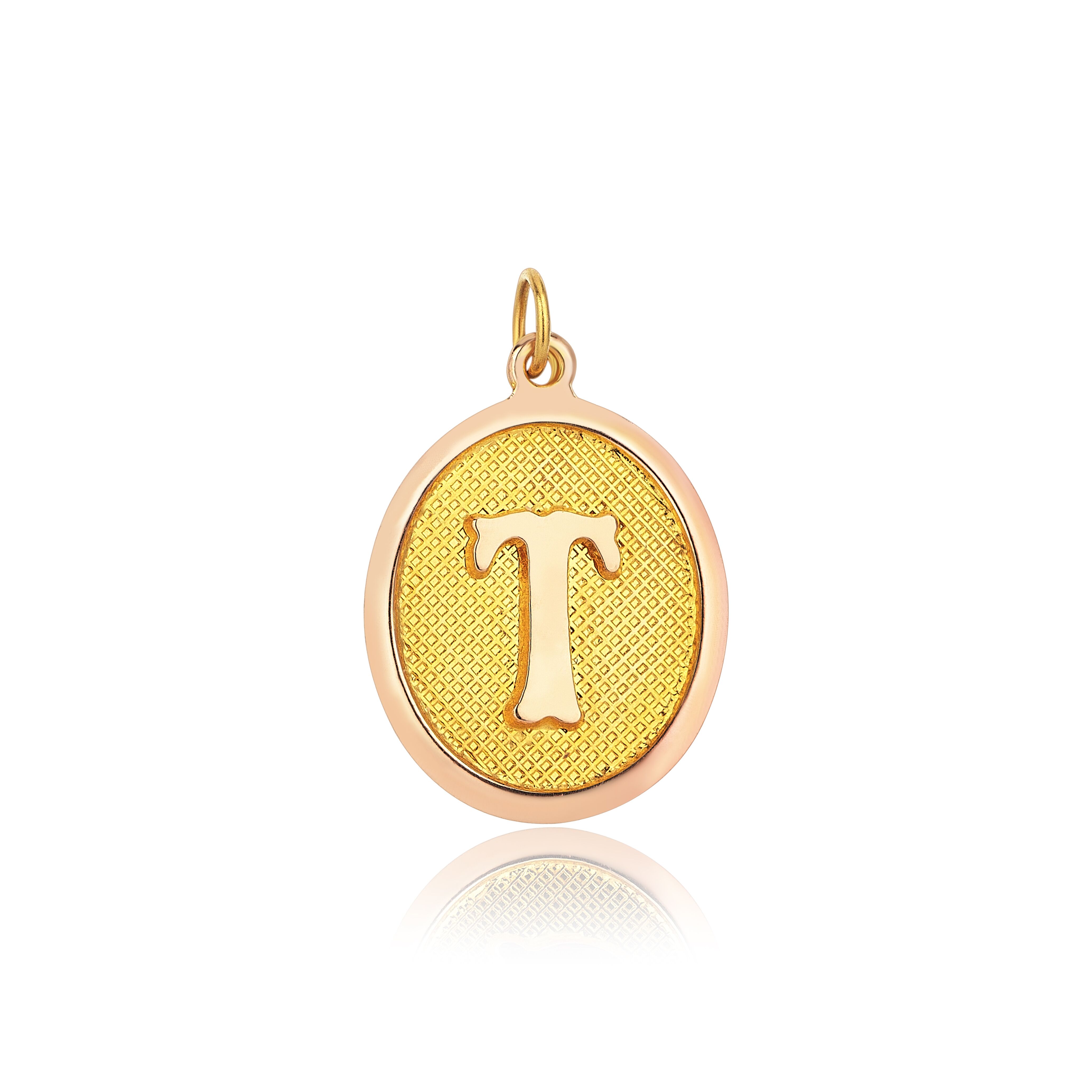 Retro Letter T Pendant - 1