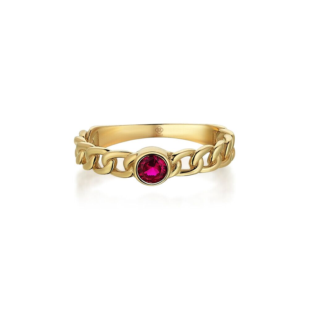 Ruby Links Ring - 2